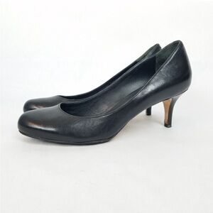 Cole Haan Nike Air Talia Mid Heel Leather Pumps 8